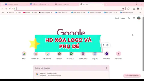 Hướng dẫn xóa logo và phụ đề trong video #Al #al #Canva #canva #giaovientieuhoc #Comenthichmo 