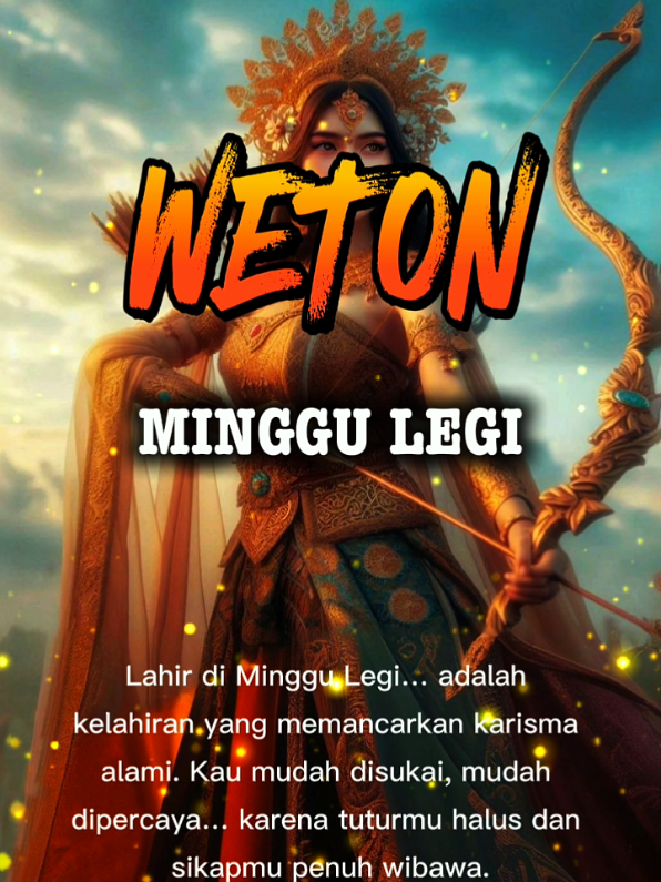 WETON MINGGU LEGI (WATAK, JODOH, REZEKI) #pasaranjawa #primbonjawa #weton #minggulegi 