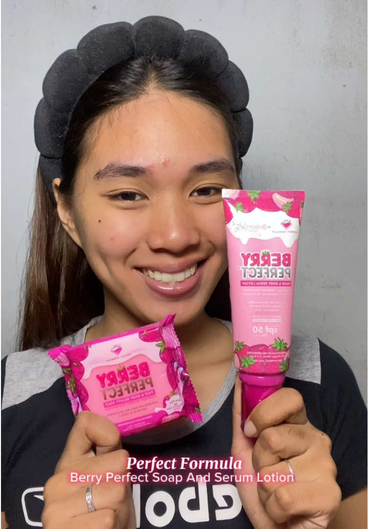 ✨ Achieve that fresh, glowing skin from head to toe with the Berry Perfect Duo! ✨ 🧼 Berry Perfect Face & Body Soap – gently cleanses with goat’s milk, berry extracts, and Vitamin E! 🧴 Berry Perfect Hand & Body Serum Lotion – hydrates and brightens with SPF 50 protection! 🌸 Say goodbye to dull skin and hello to radiant confidence 💖 #BerryPerfect #SkinCareGoals #GlowUp #PerfectFormulaPH #AffordableGlowUp