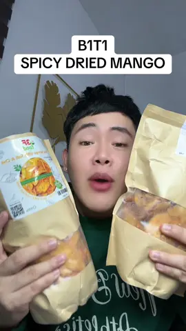 B1T1 Spicy Dried Mango #driedmango #spicy #fyp #spicydriedmango 