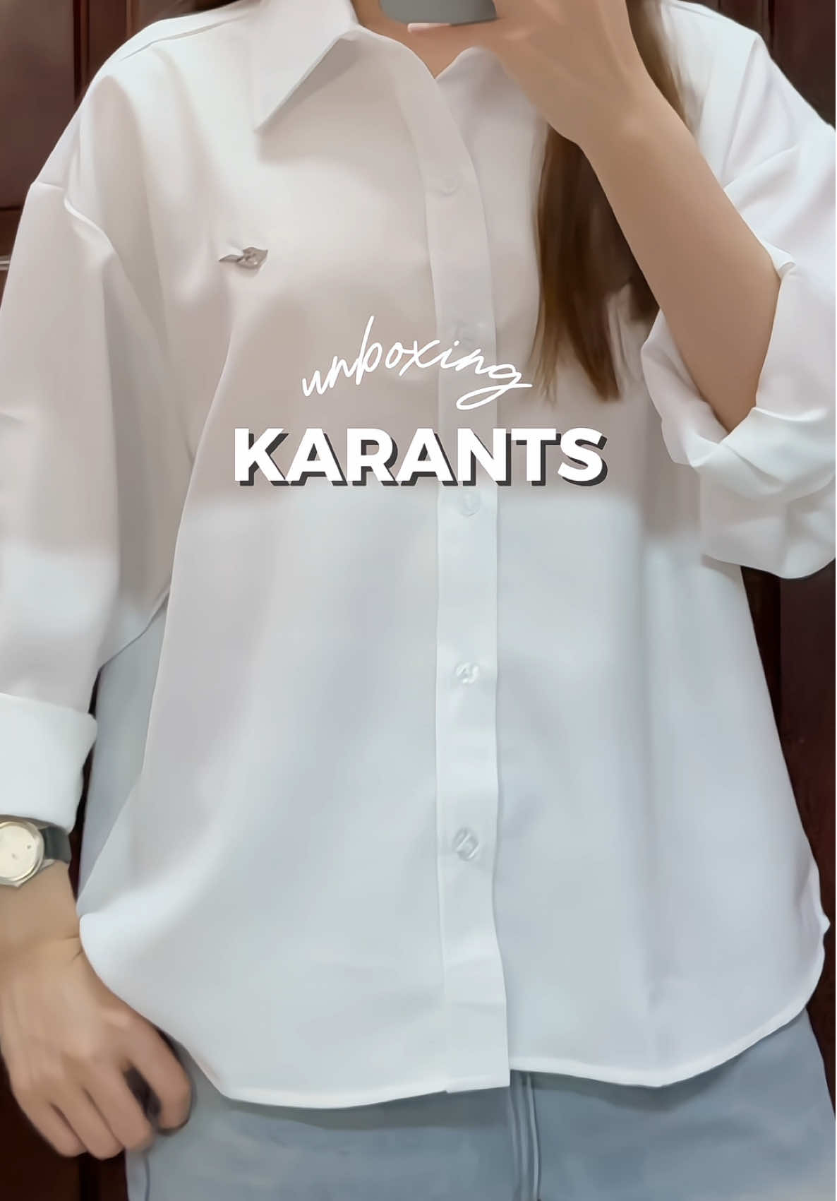 Áo sơ mi nhà @KARANTS quá xịnn 👏🏻 #xuhuong #viral #xhtiktok #karants #aosomi #somi #thoitrang #outfit #unboxing #gocnhounbox #fyp 