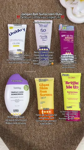 Review sunscreen viral #fyp #sunscreen #sunscreenviral #skincare #lewatberanda 
