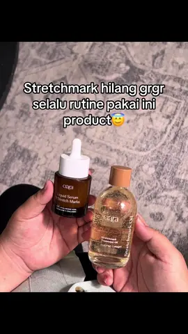 Harus rajin2 ya kalian pake ini😇😇#ciaraindonesia #ciara#strechmarks #oil 