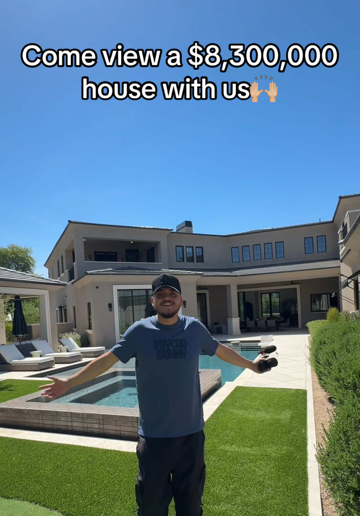 Viewing a $8,300,000 home😱#fyp #fypシ゚viral #goal #house #housetour #arizona #houseoftiktok 