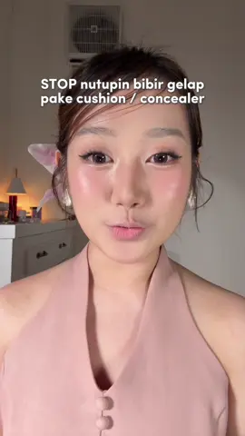 lip conceal jadi lebih pas ketimbang pake concealer beneran 😿💔 #lip #lipproducts #racunliptint #makeupreview 