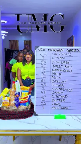 Guessing the Item’s Number Game #ugomorgangames #UMG Gift basket by @VALENTINE PACKAGE IN ENUGU❤️ 