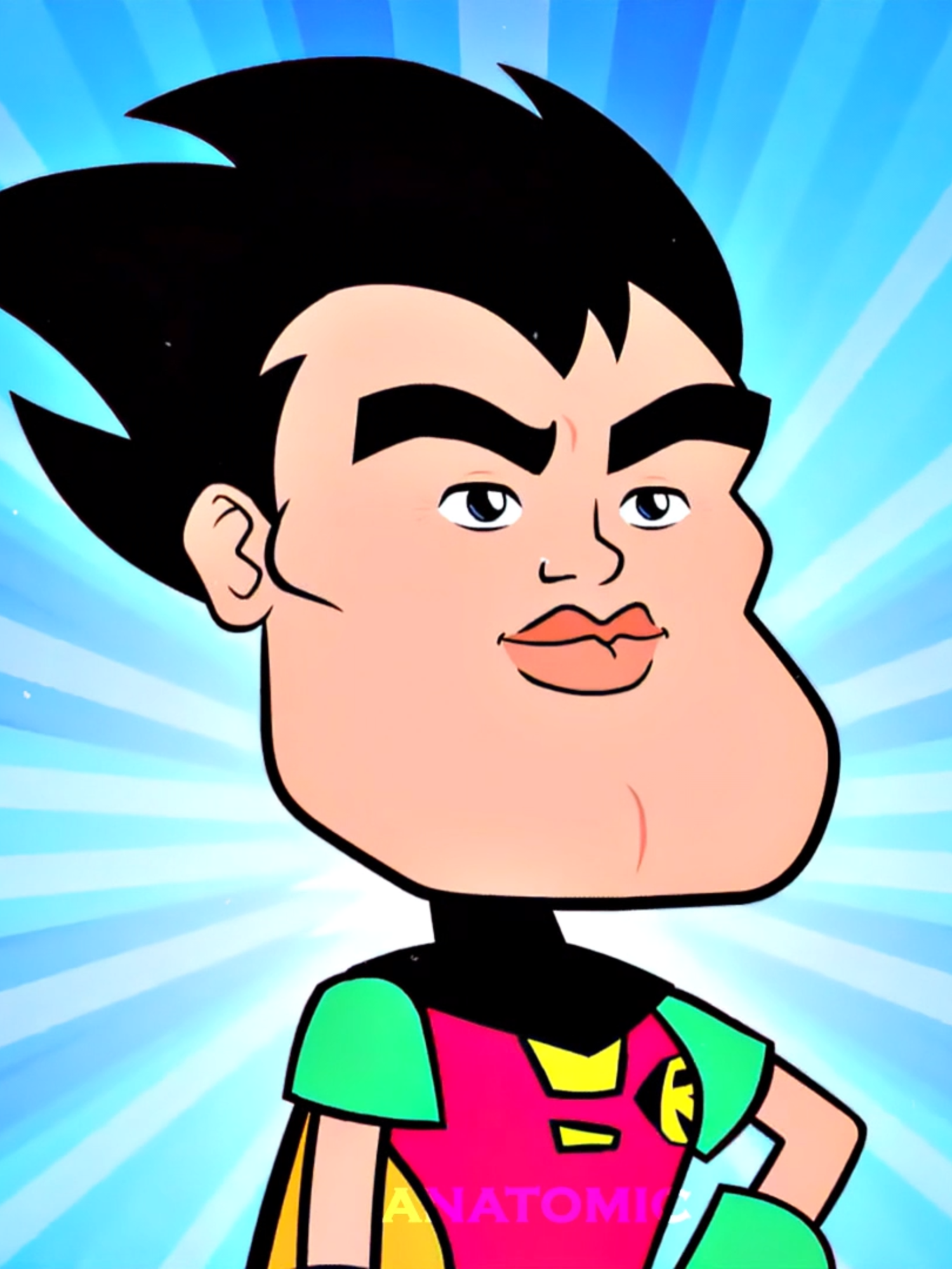 Robin takes off his mask for the Teen Titans #robin #teentitans #edit #mog #fyp #mask #robinmask
