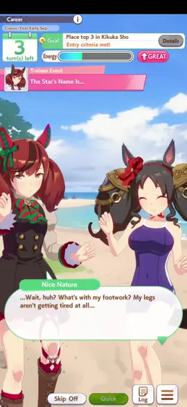 these girls are hitting this shit!! #Umamusume #umamusumeprettyderby #NiceNature #MarvelousSunday 