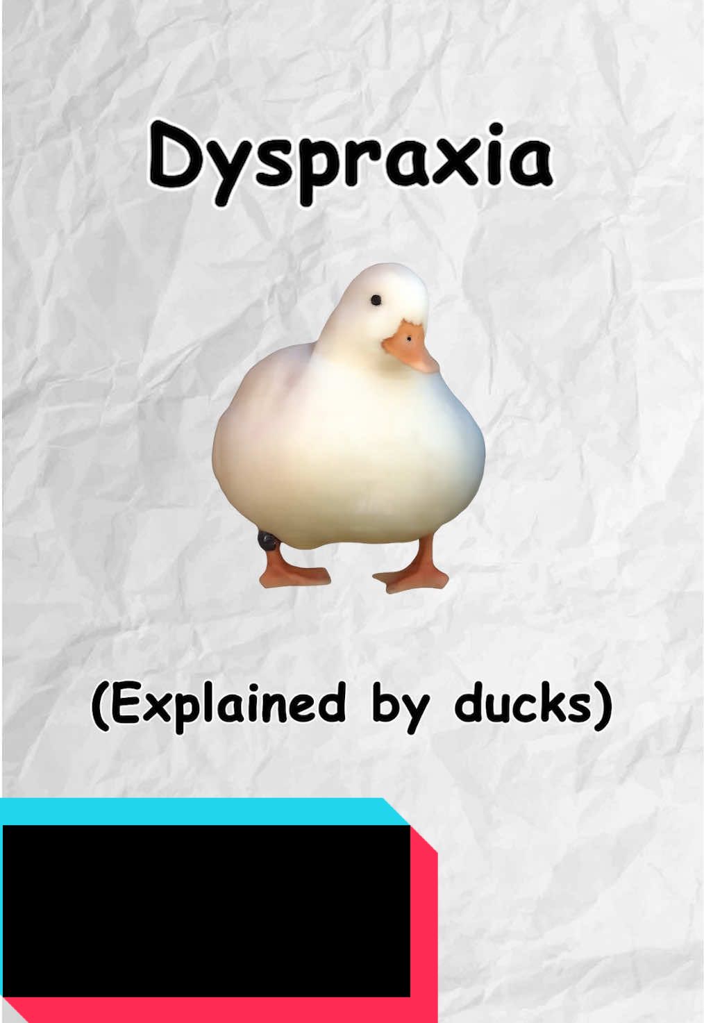 Dyspraxia explained by ducks #ducks #dyspraxia #MentalHealthAwareness #awareness #duck #birds #bird 