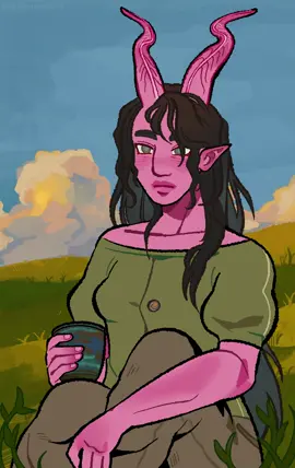 artfight attack on lycheecat! #oc #artist #ocart #artfight #artfight2025 #fyp #fypシ #digitalart #art #dnd #animation #dndanimation #tiefling 