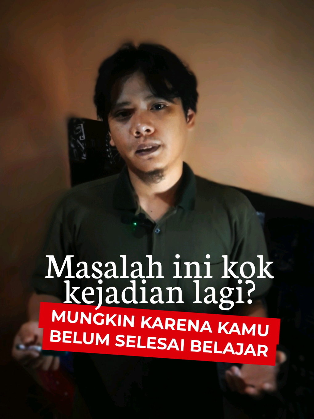 Hidup akan terus mengulang pelajaran yang belum kamu pahami.  Kalau masalah yang sama terus datang, itu bukan kebetulan. Itu cara hidup ngasih tahu kamu: “Ada pola yang belum kamu sadari.” Bukan hidupnya yang jahat. Tapi kamu yang belum selesai belajar.  Tulis di komentar: pelajaran hidup apa yang sering banget kamu ulang? Biar sama-sama kita selesaikan polanya.  #sadardiri #masalah #refleksiharian #mindset #breakthrough 