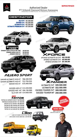 Authorized Srikandi Diamond Motors #hargamitsubishi #hargadestinator #pricelistmitsubishi #pricemitsubishi  #mitsubishidst #mitsubishidestinator #destinator #mitsubishikarawang #review #Running #indonesia #fyp #unboxing #giias #karawang 