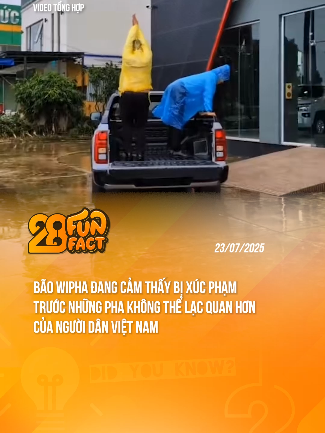 BÃO WIPHA CẢM THẤY BỊ XÚC PHẠM :))) #theanh28 #theanh28funfact #tiktoknews #theanh28news #baowipha