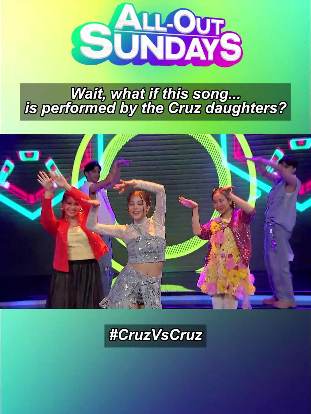 Wait, what if this song... is performed by the Cruz daughters? #CruzVsCruz  #fyp #alloutsundays #alloutsundaystiktok #aos #party4u #lexigonzales #elijahalejo #capricecayetano