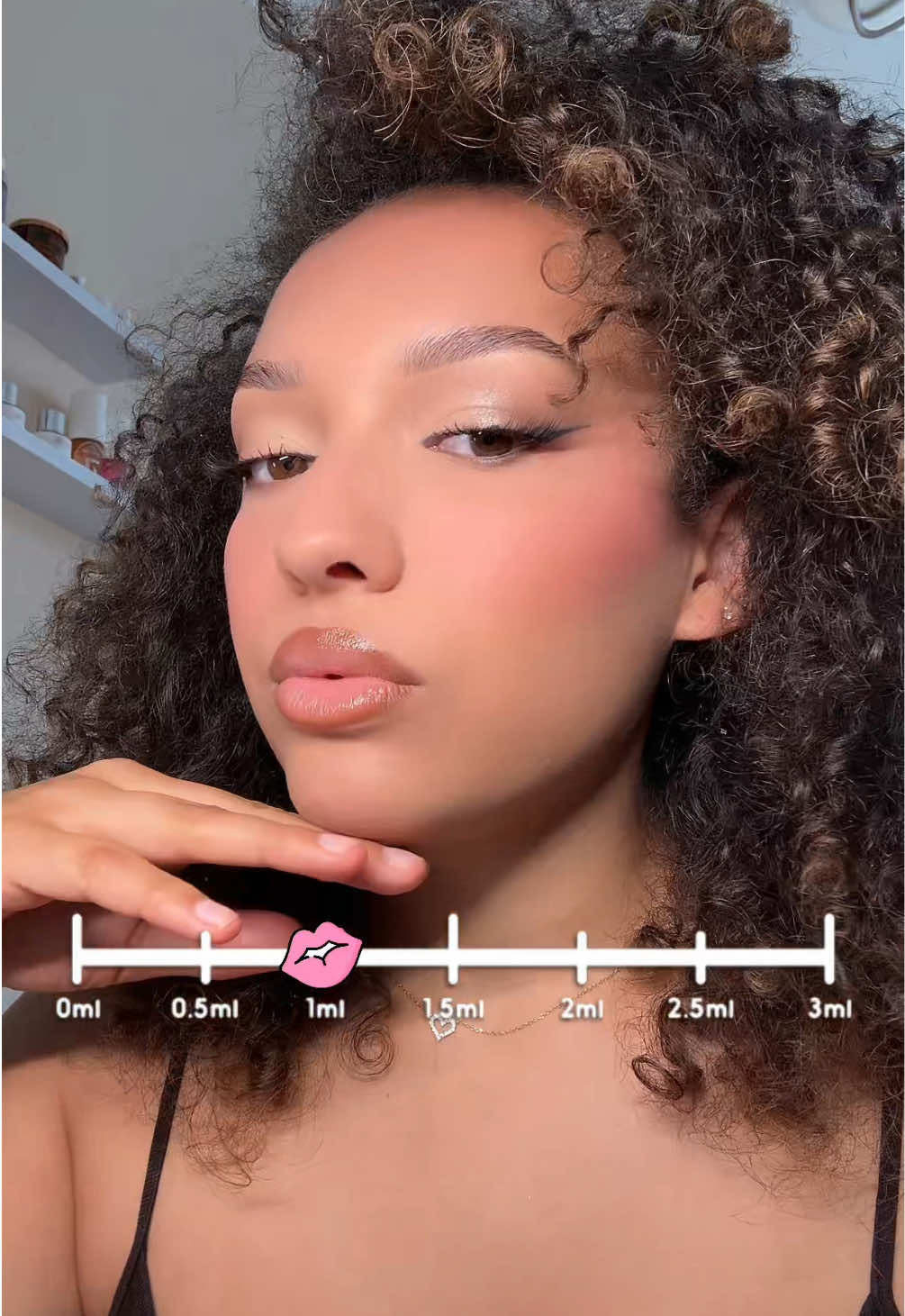 AHHHH with this lip combo so cute right😱😍 #lipfiller #lip #filter #lipfillerchallenge 