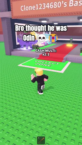 Bro really thought he was Odin.. Bro failed 😭💀 #Roblox #StealABrainrot #brainrot #Viral #FYP 