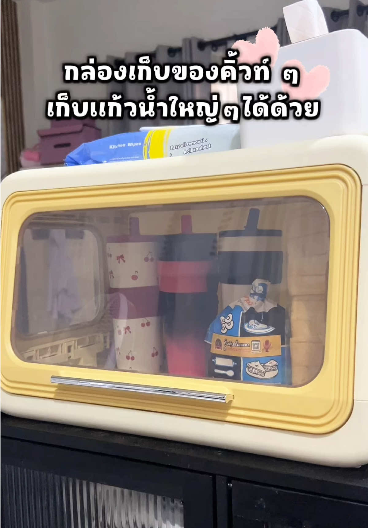 ตู้น่ารักมากๆเลยค่ะ คิ้วท์สุดๆ #ตู้เก็บของเอนกประสงค์ #ตู้ใส่ของ #กล่องเก็บของ #กล่องเก็บของมีฝาปิด #กล่องเก็บแก้วน้ํา #กล่องใส่ของน่ารักๆ #ของใช้น่ารัก #ป้ายยาtiktok 