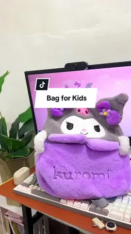 Cuteness overload 🖤💜 Must-have Kuromi backpack! Click the yellow basket 🛒 #KuromiBackpack #SanrioPH #KuromiPlushBag #CuteBackpack #KuromiLovers #MyMelody #Cinnamoroll #CuteBagsPH