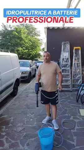 IDROPULITRICE A BATTERIE PROFESSIONALE €39,99 CON DOPPIA BATTETIA E VALIGETTA PER IL TRASPORTO #pulizie #idropulitrice #lavaggio #professionale #offerta 