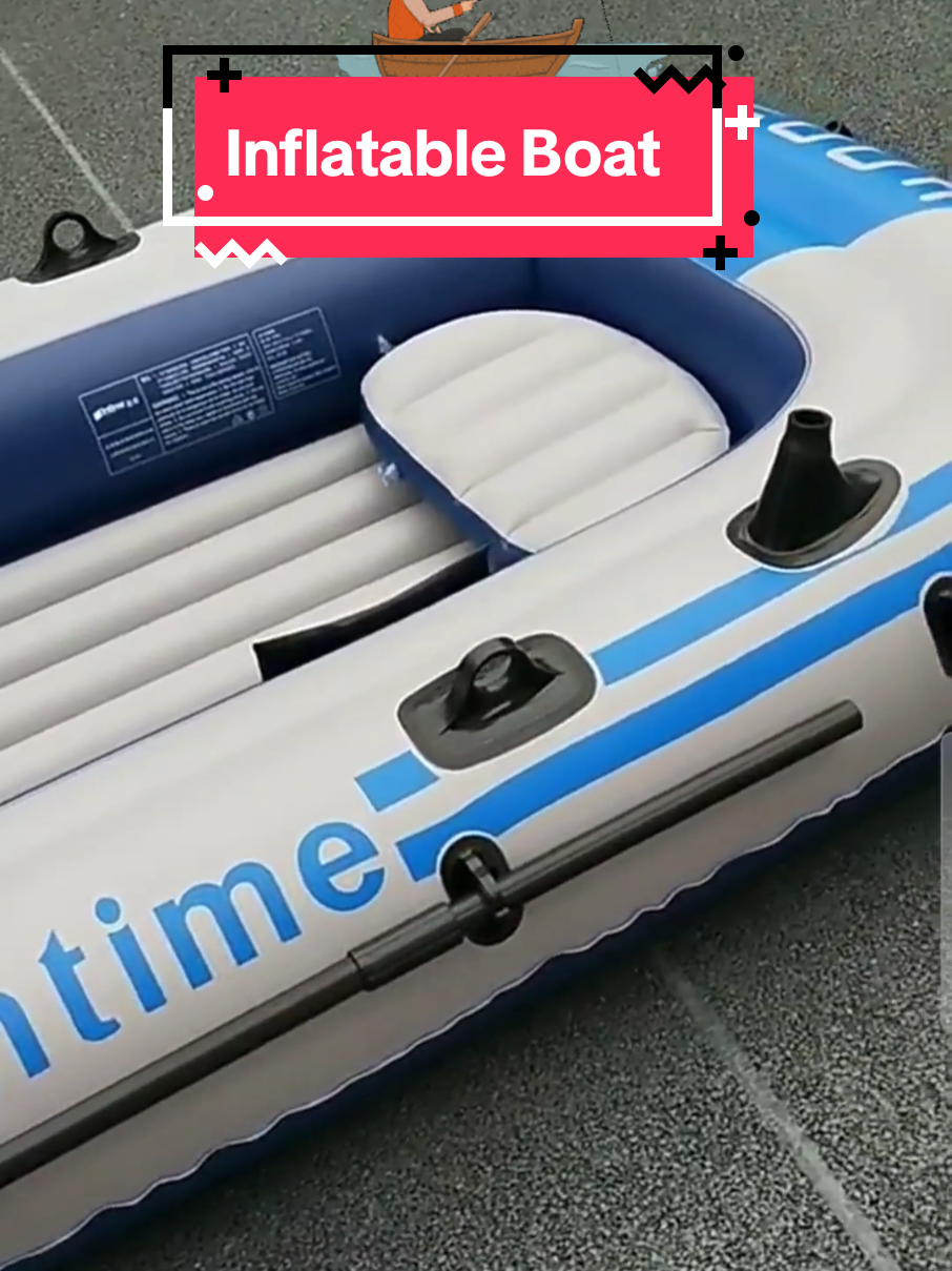 Inflatable Kayak Fishing Boat Lengkap Dengan Pendayung #inflatableboat #inflatableboatfishing #botangin #botanginmurah #botmancing #fyp 