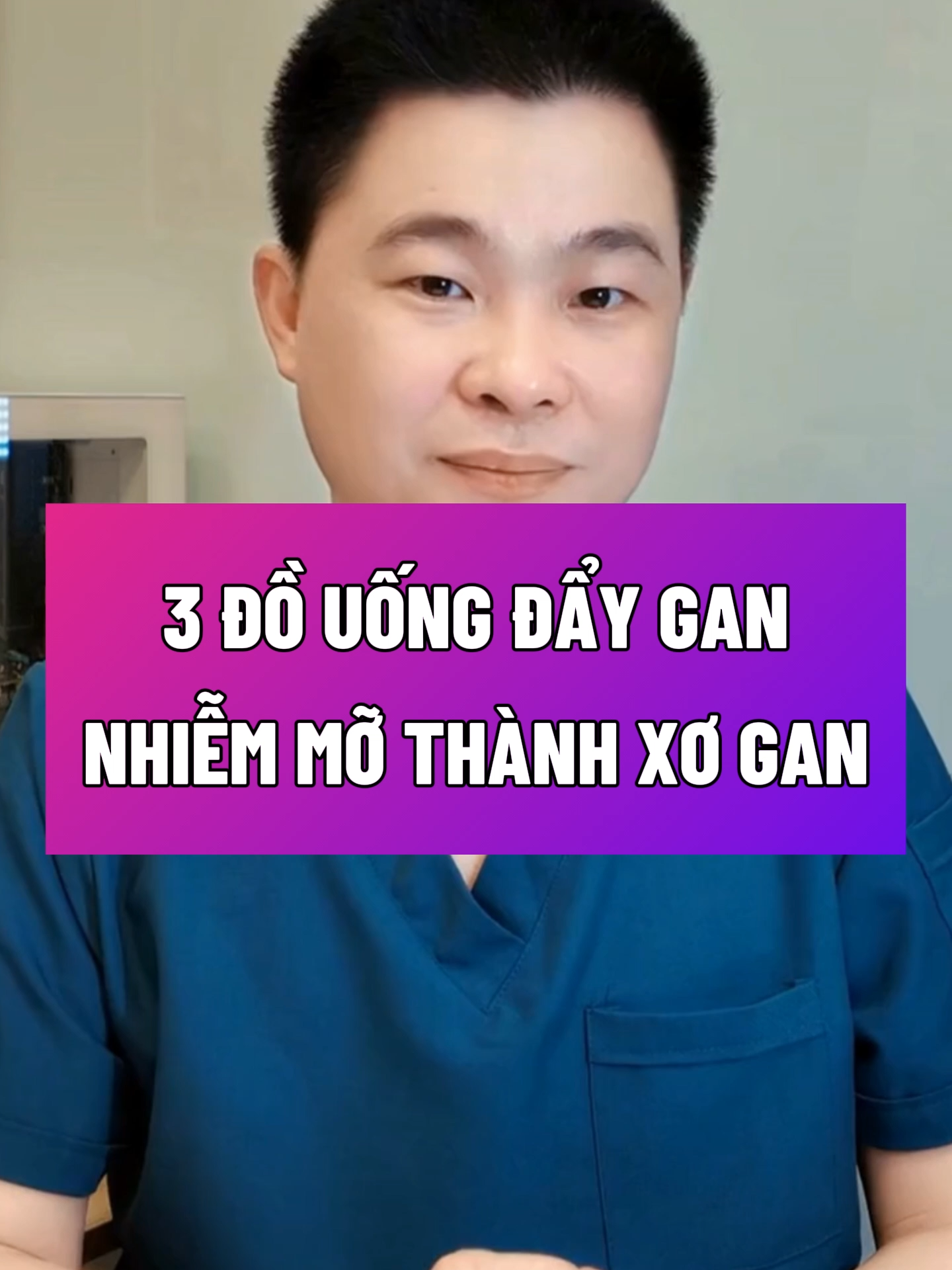 3 ĐỒ UỐNG ĐẨY GAN NHIỄM MỠ THÀNH XƠ GAN #bschieu #bacsichieu #gan