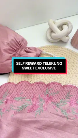 Self Reward yang sweet tapi exclusive 💖 Telekung Emilie ni memang perfect untuk self-reward. Sulaman telekung dia sangat sweet  & material pun sangat selesa, lembu, sejuk. Muka jenis soft awning, tutup dagu. Siap dapat bag telekung yang cute tau !  Nak solat pun lebih bersemangat lepas ni✨ Nak self reward telekung yang sweet tapi exclusive ? tekan beg kuning  #zaraawliya #telekungzaraawliya #telekungsulam #telekungexclusive #telekungsejuk #selfreward