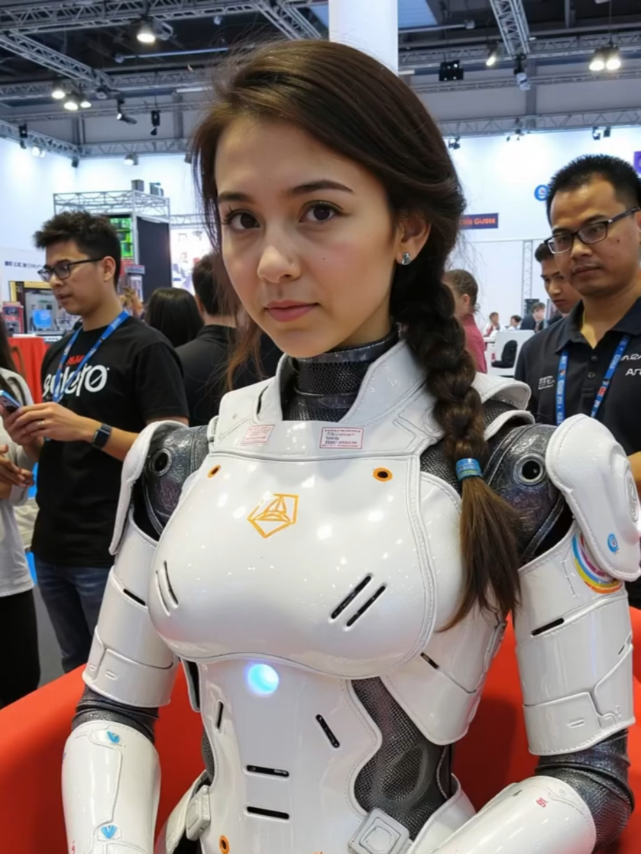 Humanoid Robot 2025 Shows, Reveal Inside her Suit Live Event #ai #robot #newtechnology #2025 