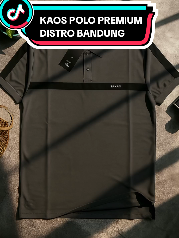T-SHIRT POLO KRAH DISTRO KOMBINASI MOTIF BRAND LOKAL #kaos #kaospria #kaospolo #distro #outfit #fyp 