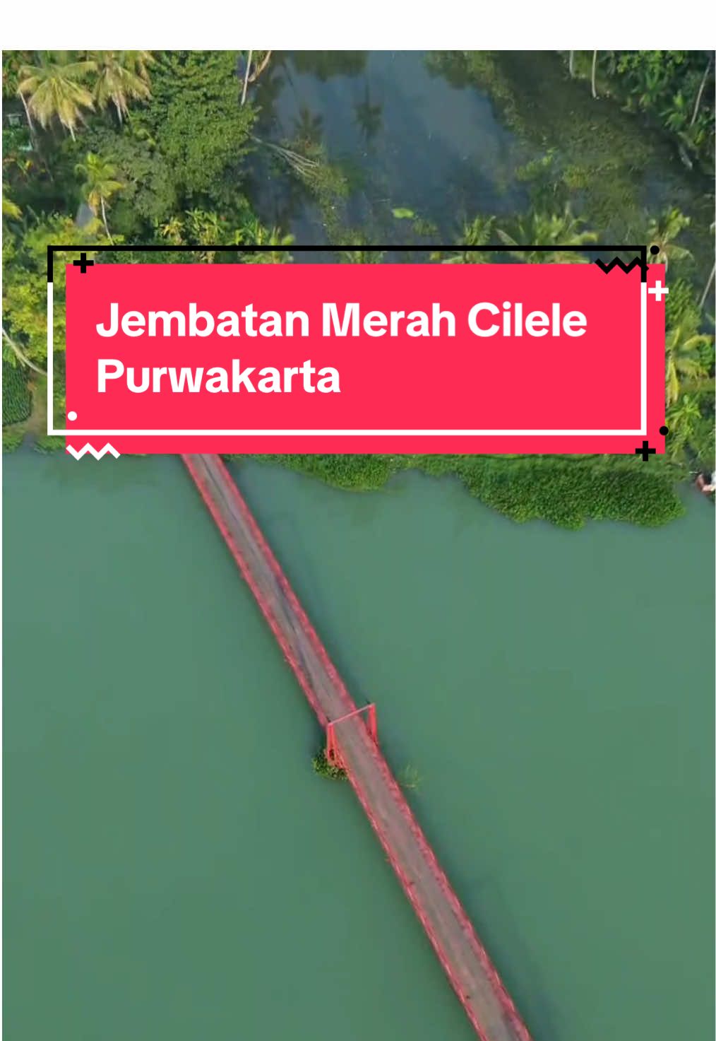 Hai Purwakarta! Tau Gasih Purwakarta punya jembatan keren dan aesthetic dengan pemandangan syahduuu banget.....Ini ada di Jembatan Penyebrangan Cilele di Jl.Pantai Duki Cilangkap  kec.Babakan Cikao Purwakarta!😍😍😍🫶. Jelajahi Purwakarta Reel Today By@asyrafkidshoop  #explorpurwakarta #purwakarta_istimewa #jembatan #view #fypシ゚ 
