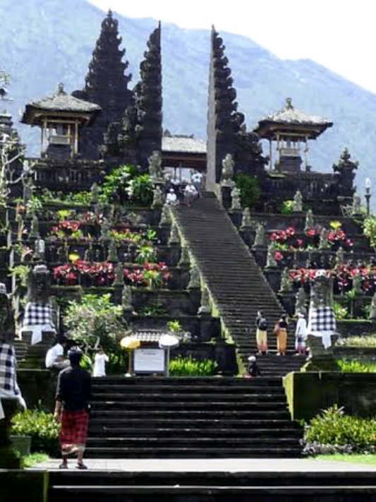 Discover the Sacred Beauty of Besakih Temple – Bali’s Mother Temple Join us on a cultural journey to Besakih Temple, the largest and holiest Hindu temple complex in Bali. Located on the majestic slopes of Mount Agung, this iconic site is often called the “Mother Temple” of the island. With over 80 individual temples spread across beautiful terraces, Besakih offers not only a spiritual experience but also breathtaking views of Bali’s lush landscapes. This sacred temple has been a place of worship for over a thousand years and continues to be the heart of Balinese Hinduism. Whether you're seeking history, culture, or simply stunning panoramic scenery, a visit to Besakih Temple is a must-do experience during your stay in Bali. ✨ Included in the tour: ✔ Comfortable transport ✔ Knowledgeable local guide ✔ Entrance ticket ✔ Scenic stops along the way 📍Book your tour now and witness the spiritual heart of Bali up close! #besakih #temple #bali #holiday 