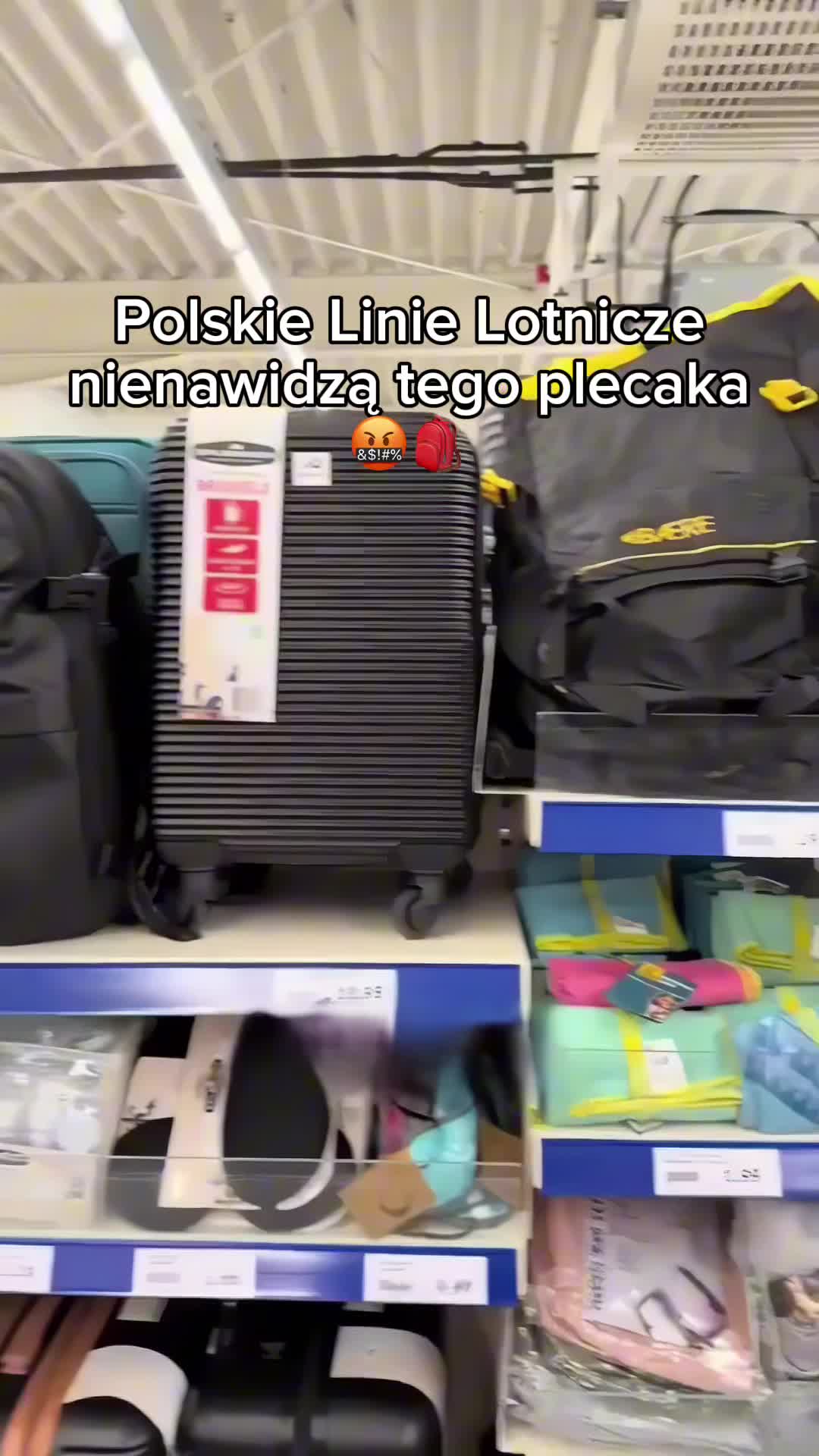 Linie lotnicze pozwały nas przez ten plecak😳