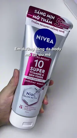 Tinh chất dưỡng thể sáng da NIVEA #nivea #nivea10supervitamin #nivea150x #duongthenivea #xuhuong #viralvideo  