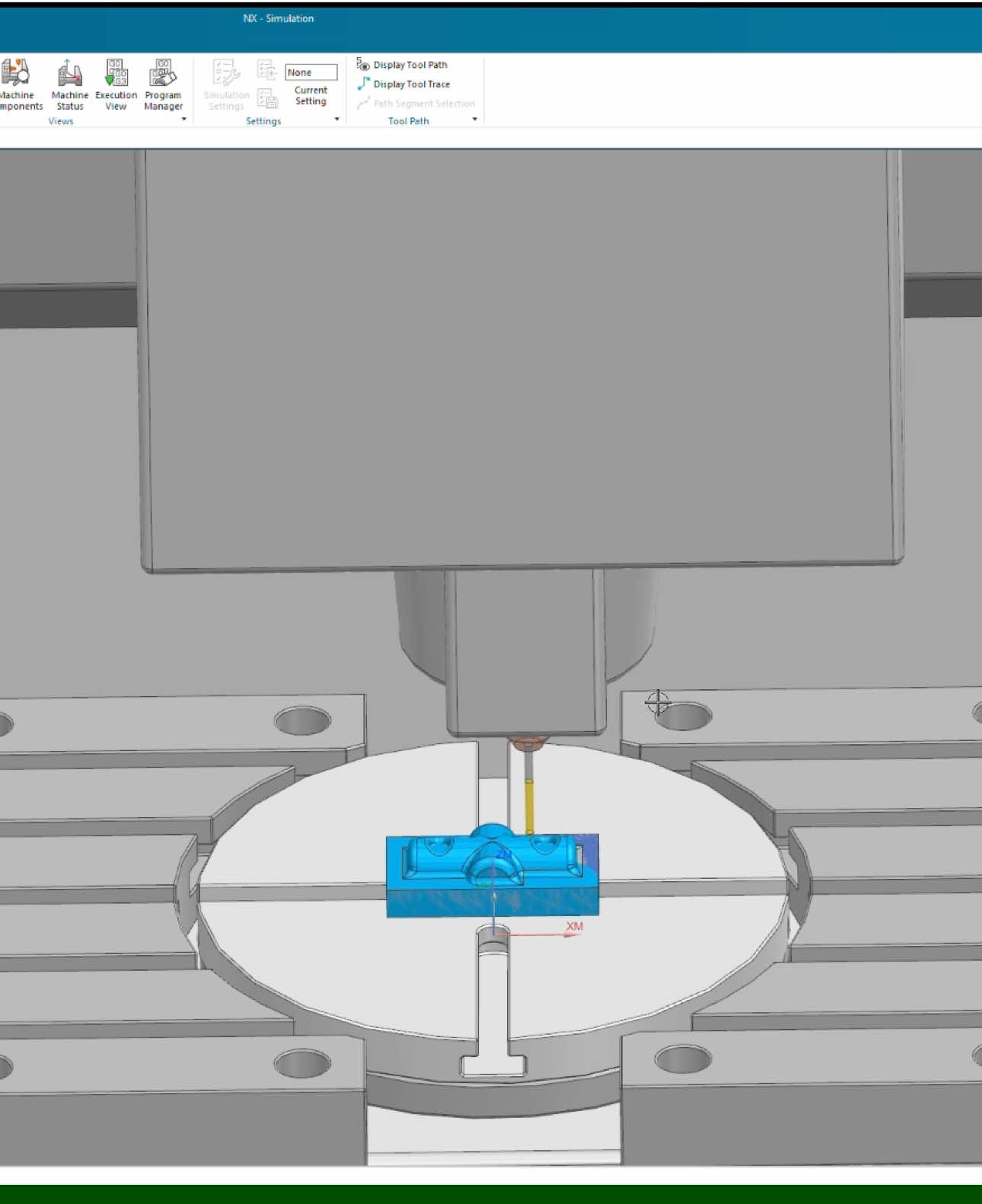 nay mò nghịch thử lập trình 5 trục xem sao #cnc #cokhi #cnctechnology #xuhuong #fyb #NX #5axis