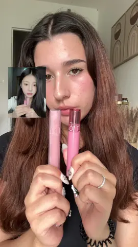 illit wonhee romand lip combo try on 💗 #romand #illit #wonhee #kbeauty #romandliptint 