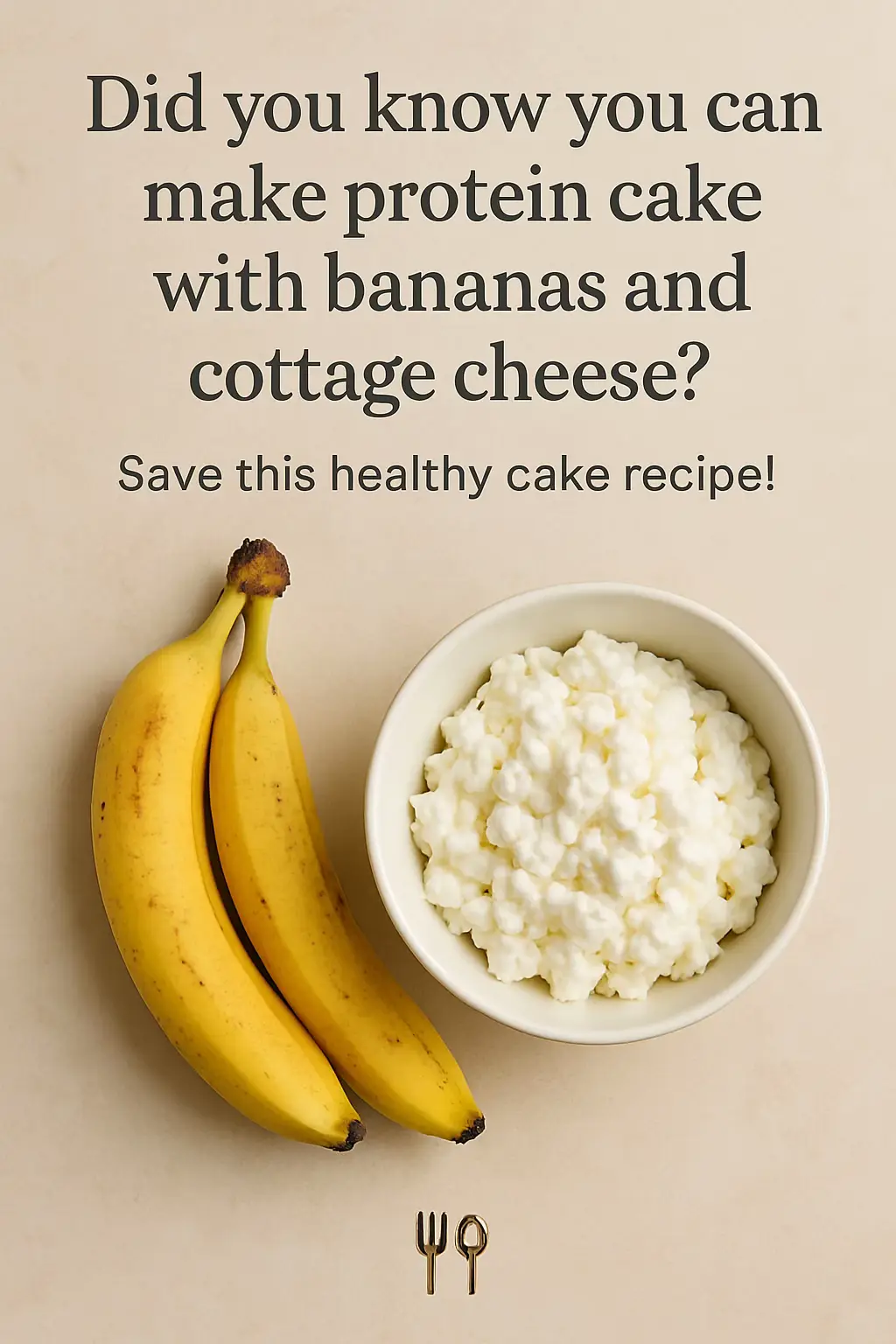 Looking for a quick and healthy treat? 🍌💪 Try this protein-packed banana cake moist, fluffy, and made with just a few simple ingredients. ✨ Ingredients: 	•	2 ripe bananas 🟡 	•	2 eggs 🥚 	•	½ cup cottage cheese 	•	1 scoop vanilla protein powder 	•	½ cup oats 	•	1 tsp baking powder 	•	½ tsp cinnamon 	•	(Optional: dark chocolate chips or walnuts on top) 👨‍🍳 Instructions: 	1.	Mash bananas in a bowl. 	2.	Add eggs and mix well. 	3.	Stir in cottage cheese, protein powder, oats, baking powder, and cinnamon. 	4.	Mix until smooth. 	5.	Pour into a baking pan (optionally add chocolate or nuts). 	6.	Bake at 350°F (175°C) for 30–35 minutes. 	7.	Let cool, slice, and enjoy your high-protein banana cake! Macros will vary depending on your protein powder and toppings, but it’s packed with protein and fiber! #proteinbanana #highproteinrecipe #healthycake #bananarecipe #fitnesssnack #quickbake #proteinbaking #fitdessert #EasyRecipe #cottagecheeserecipe #mindfuelfit #bananacake #postworkoutsnack