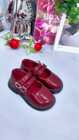 Giày Búp Bê Cho Bé Gái Hai Quai trái tim cao cấp da mềm #giaybupbe #giaybupbechobe #lonashop 