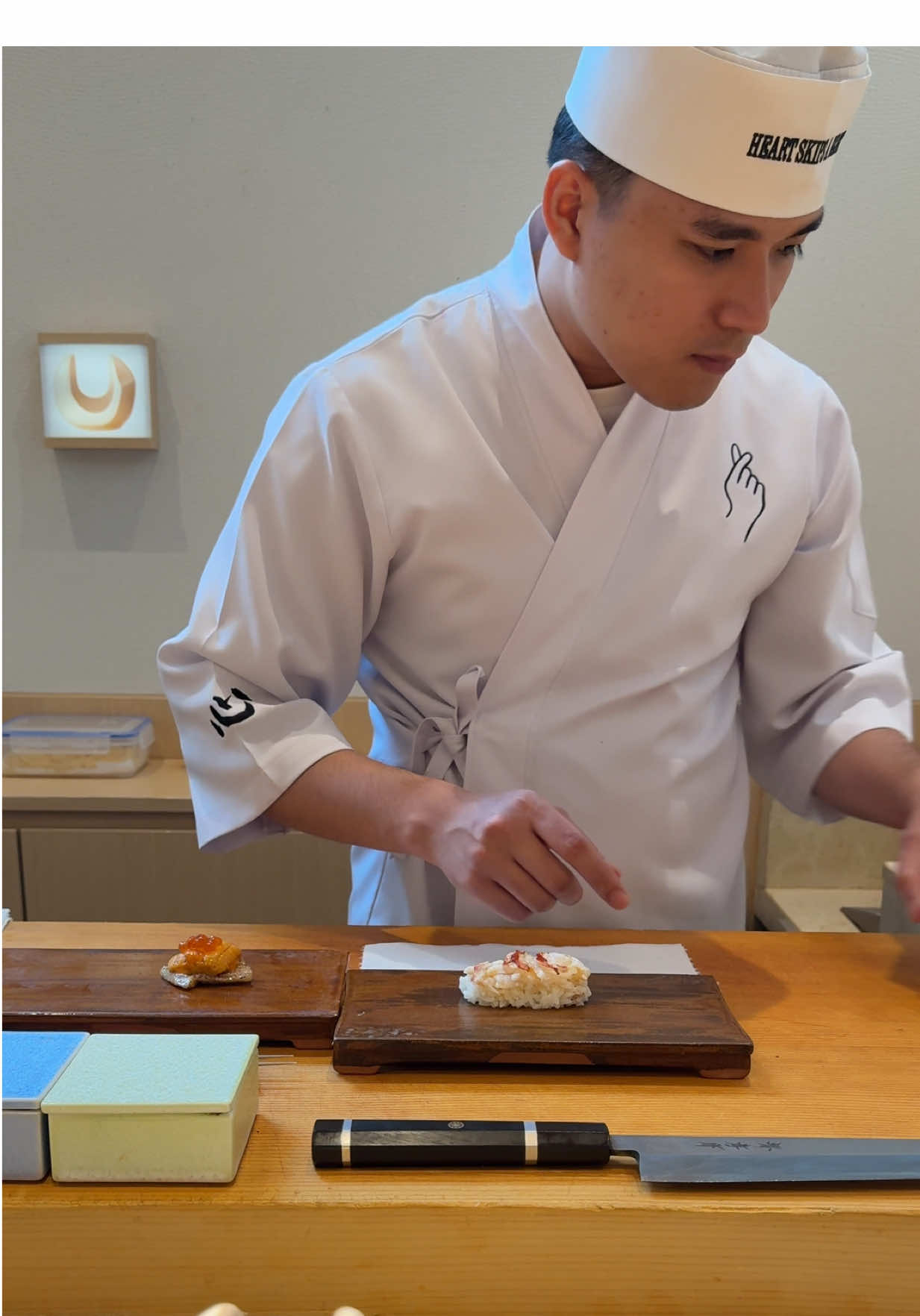อร่อยสุดๆ เชฟก็น่ารัก🤩🍣 #kokoro