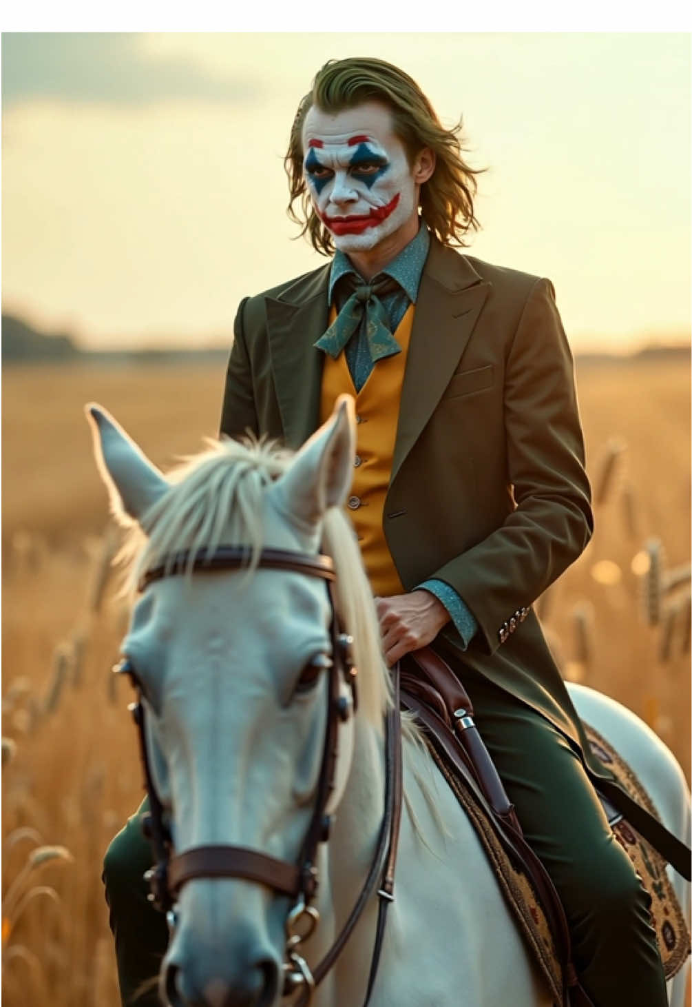 Джокер на коне. Живые обои. #joker #livewallpapers #jokerface 
