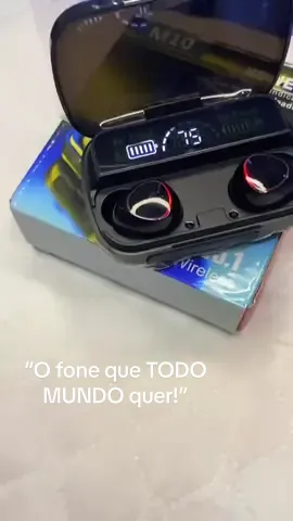 🎧 Fone M10 Bluetooth: O queridinho do momento! ✨Redução de ruído 9D  Som potente tipo “mil reais” Até 220h de uso e 40 recargas no estojo Display LED com carga em tempo real 🔥 Ideal pra música, chamadas e muito mais! 📌 #fonebluetooth #tiktokmefezcomprar #promotiktokshop #fonetop 