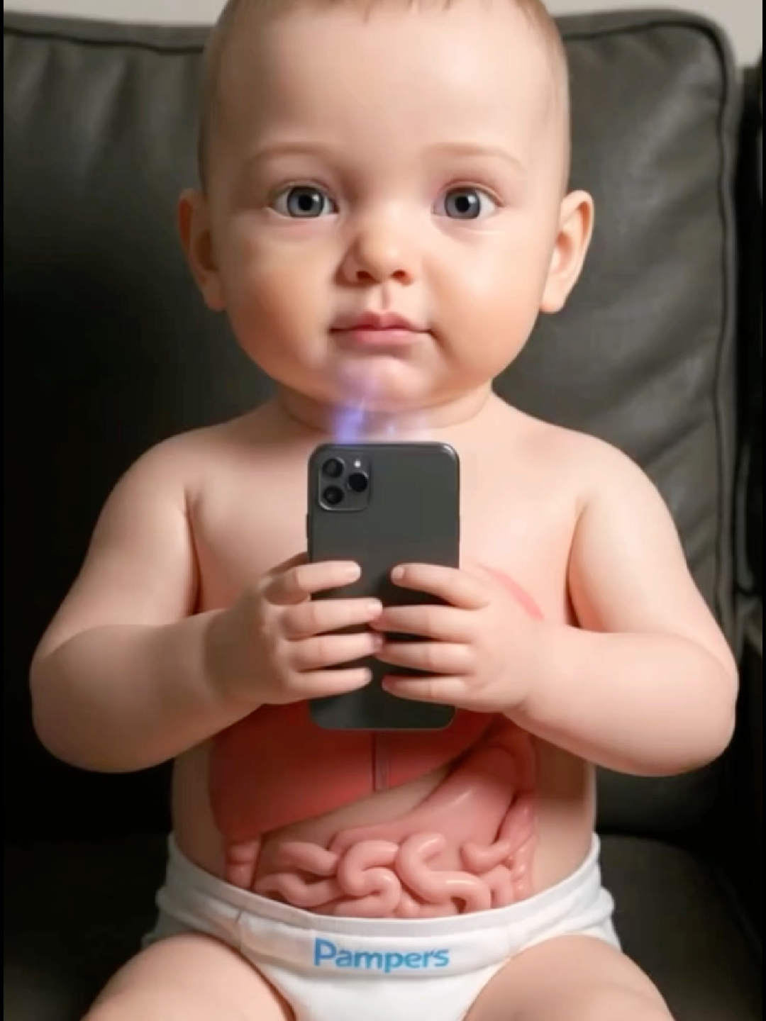 baby phone damage watching unhealthy asmr enjoy #asmr #phone #babytok