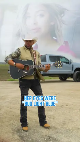 It's crazy how many people have told me they discovered me through this song 🤯 so I've been playing it a lot more often at live shows! Show dates are always on my page.. come see me live! I wanna meet ya! #countrymusic #budlightblue #blueeyes #ford