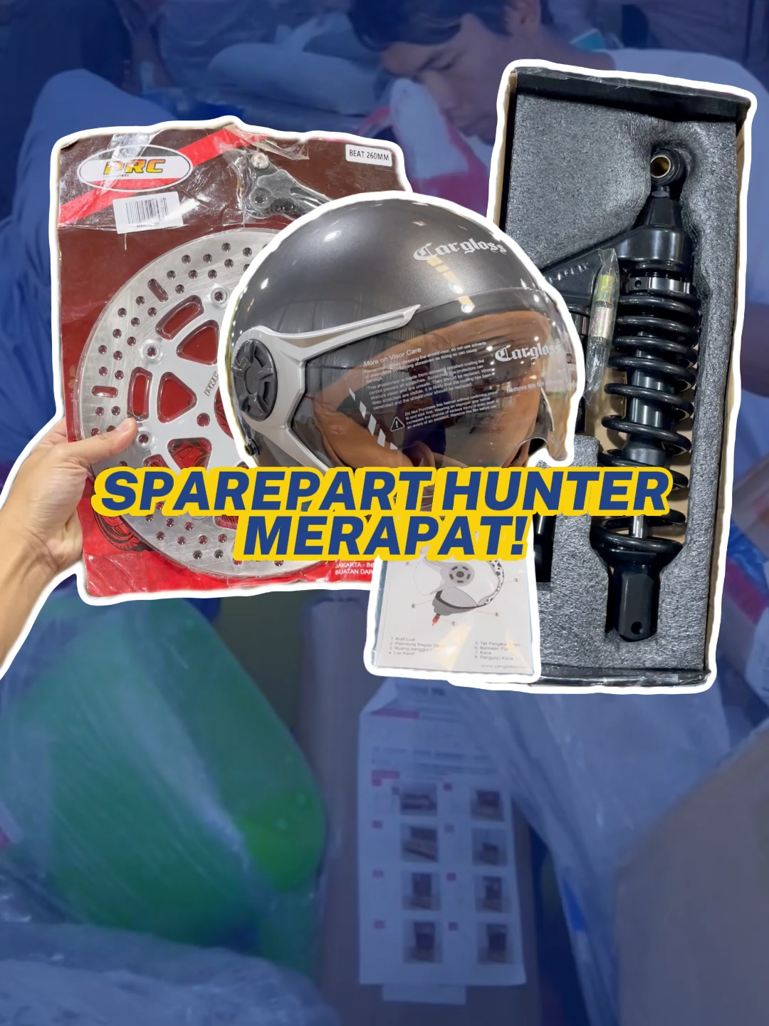 Motor kamu manja? Santuy! Di Lala Bundle sering banget muncul ban branded, jok keren, shockbreaker, sampai helm ganteng pas restok. Jadi, gaspol berburu sparepart sebelum butuh! cabang: bekasi - bojongsari - bogor #lalabundle #sparepartmurah #jualmurah #tokodiskon