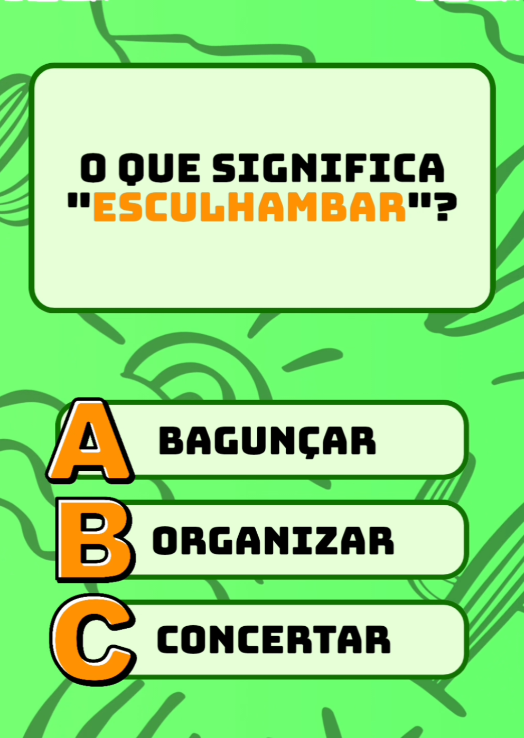 gírias nordestina! #diversao #quiztime #quiz #giriasnordestinas #nordeste 