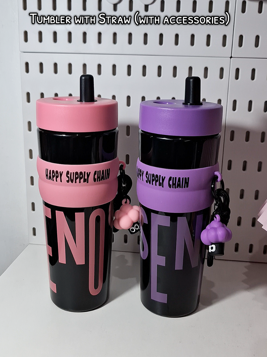 Tumbler with Straw (with accessories) 900ml #tumbler #tumblerwithstraw #tumblerwithhandle #fyp 