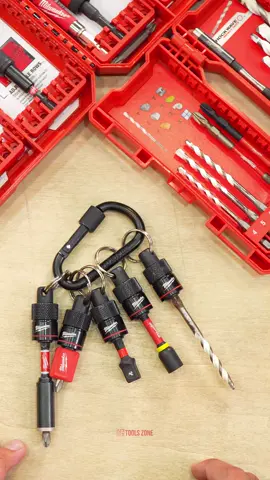 Bộ giữ mũi vít Milwaukee 5PC Bit Holder with Carabiner (48-32-4537) #tools #review #handson #test #toolszone #toolszonereview #DIY #milwaukee 