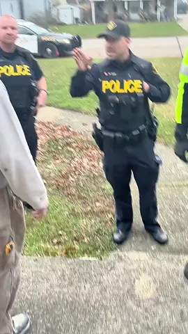 Cops pulled up while i was mowing this dangerous overgrown property #mowingthelawn #mowing #lawncare 