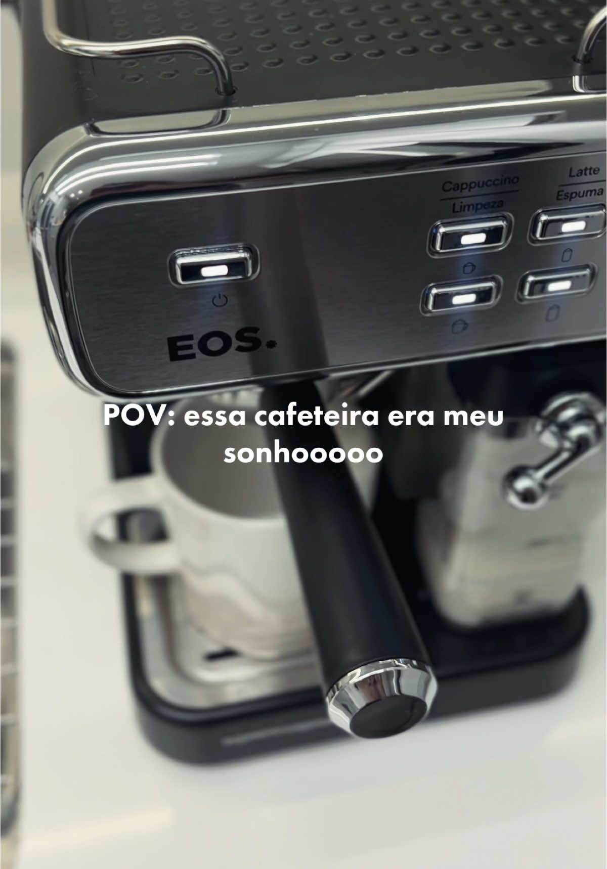 Cafeteira 3 em 1 e chaleira com infusor de chá, essa minha cozinha era meu sonhooooo gente 🫶🏼 Cupom ARQISA, 10% em toda linha de chaleiras e cafeteiras da marca EOS  @Frigelar  #apto #casanova #fy #pov #eos