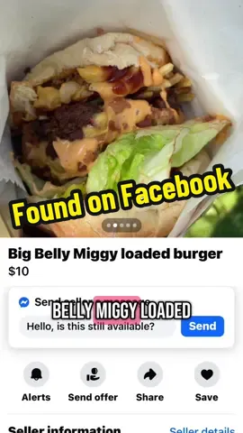Found on Facebook #facebookmarketplace #facebook #burgers #food #fyp #funny #haha #hamburgers #greenscreen 