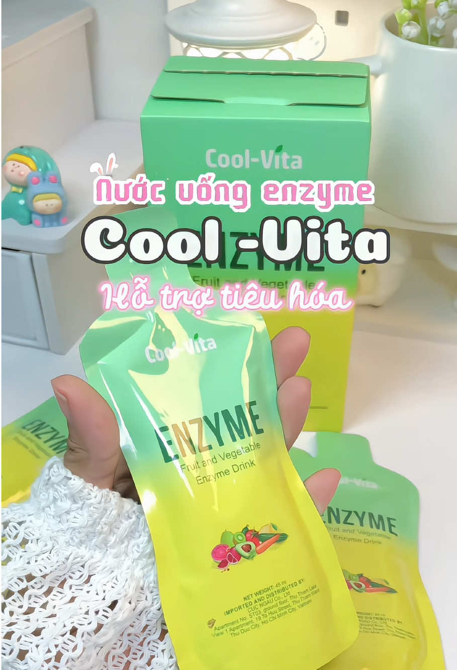 Nước uống enzyme Cool -Vita hỗ trợ tiêu hóa #coolvita #coolvitaenzyme #hotrotieuhoa #unboxing #unbox #fyp #xuhuong #xiangreview 