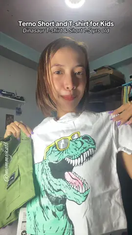 Terno Tshirt and Short for your Kids ang ganda mima ! 😍 #ternoforkids #terno #kidsboyoutfit #kidstshirt #fyppppppppppppppppppppppp 